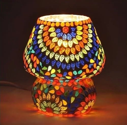 Mosaic Glass Decorative Table Lamp