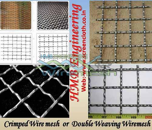 Crimpe Wire Mesh Screen