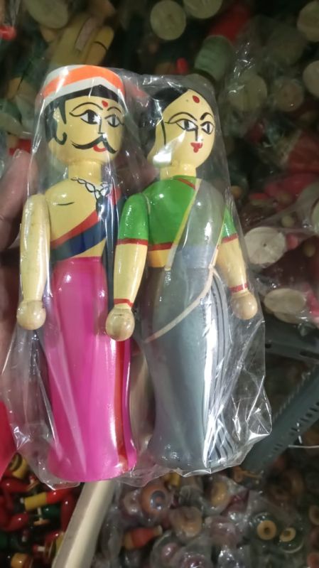 Wooden Raja Rani Toy