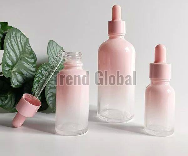 Gradient Color Coated Glass Bottle