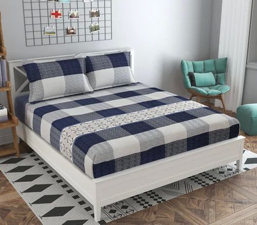 Polyester King Size Bed Sheet