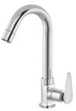 Mittens Brass Swan Neck Tap