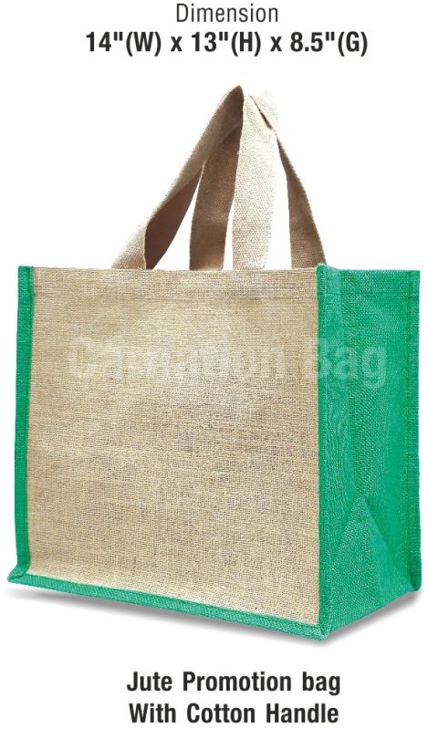 14x13x8.5 Inch Jute Promotional Bag