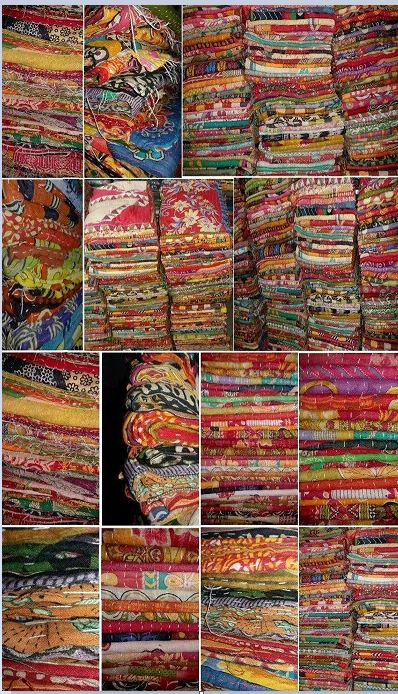 Bohemian kantha quilt handmade cotton throw blanket bedding bed cover kantha quilt Hippie quilt