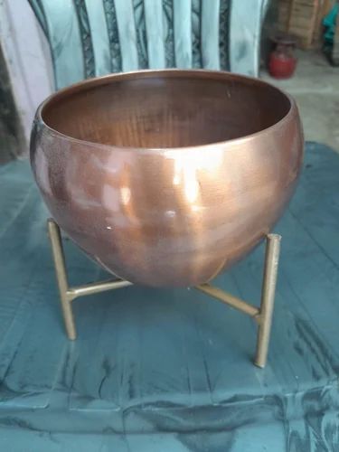 Copper Planter With Stand