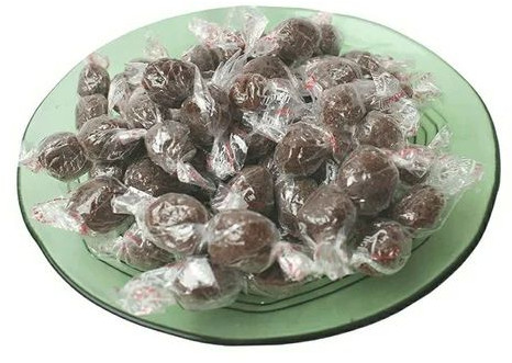 Round Brown Imli Toffee Candies