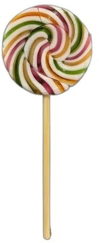 Round Mix Fruit Candy Lollipop