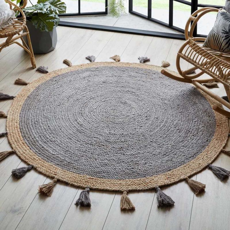 Jute Round Floor Carpet