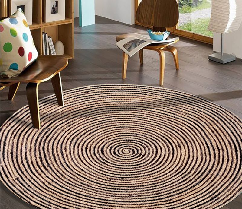 Jute Round Handmade Carpet