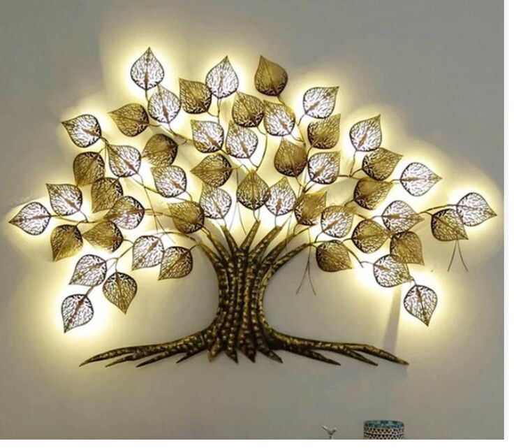 Iron Tree LED Wall Decor