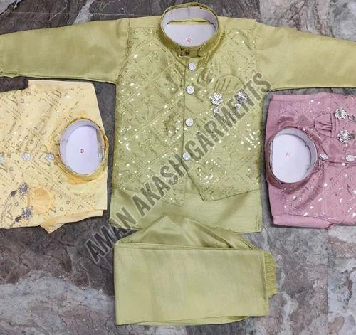Multicolor Kids Modi Suit