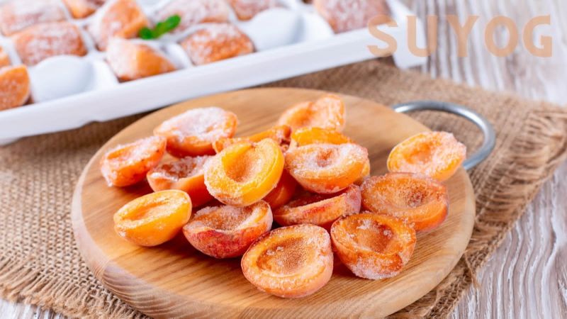 Frozen Apricot Slice