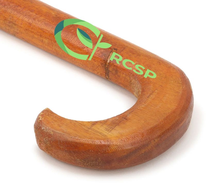 RCSP Wooden Hockey Type Walking Stick