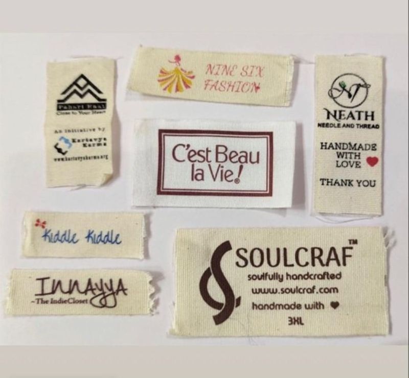 Cotton Printed Label