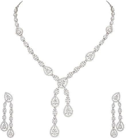 Artificial Diamond Necklace Set