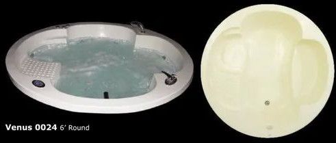4 Seater Acrylic Jacuzzi Bathtub