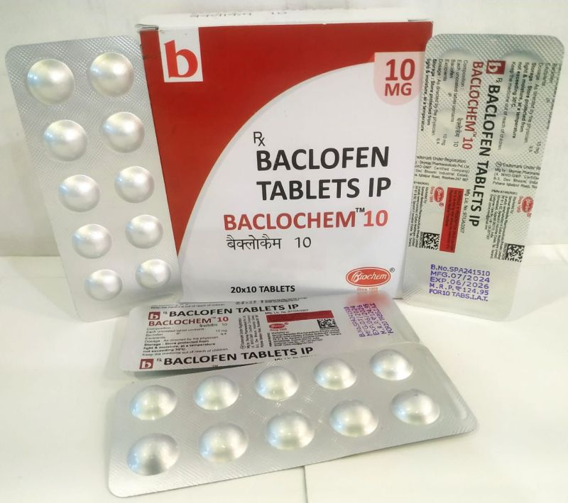 Baclofen 10mg tablet