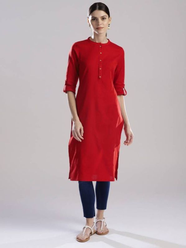 Cotton Plain Kurti