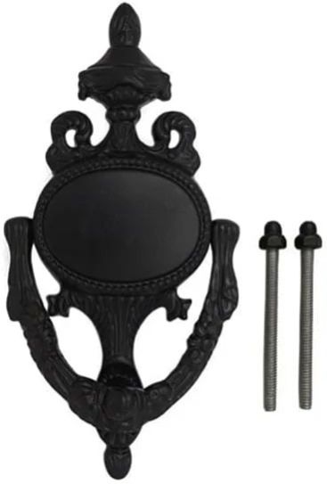 Atticus Black Antique Iron Door Knocker