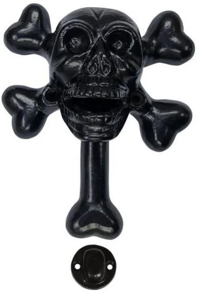 Danger Black Antique Iron Door Knocker