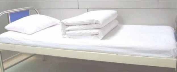 Cotton Hospital Bed Sheets With Pillow Cover Set