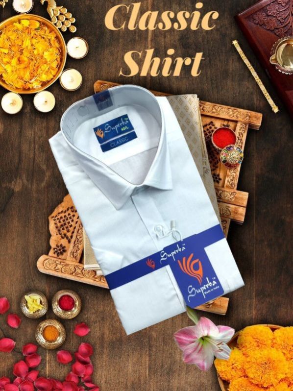 Mens Superpa Classic White Shirt