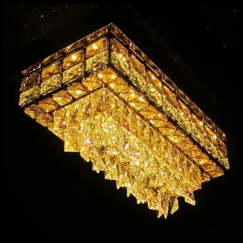 Rectangualr Crystal Chandelier