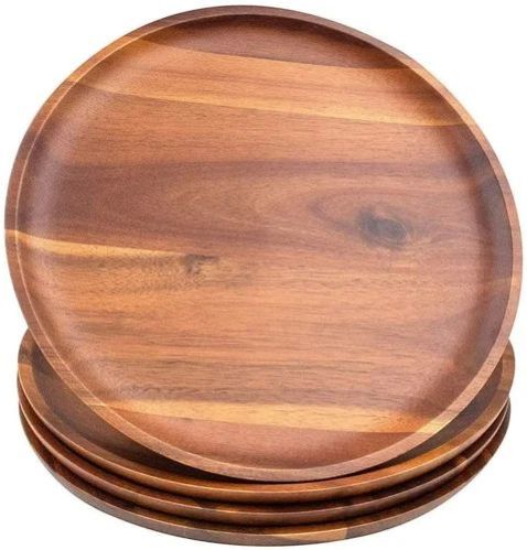 Wooden Round Plate