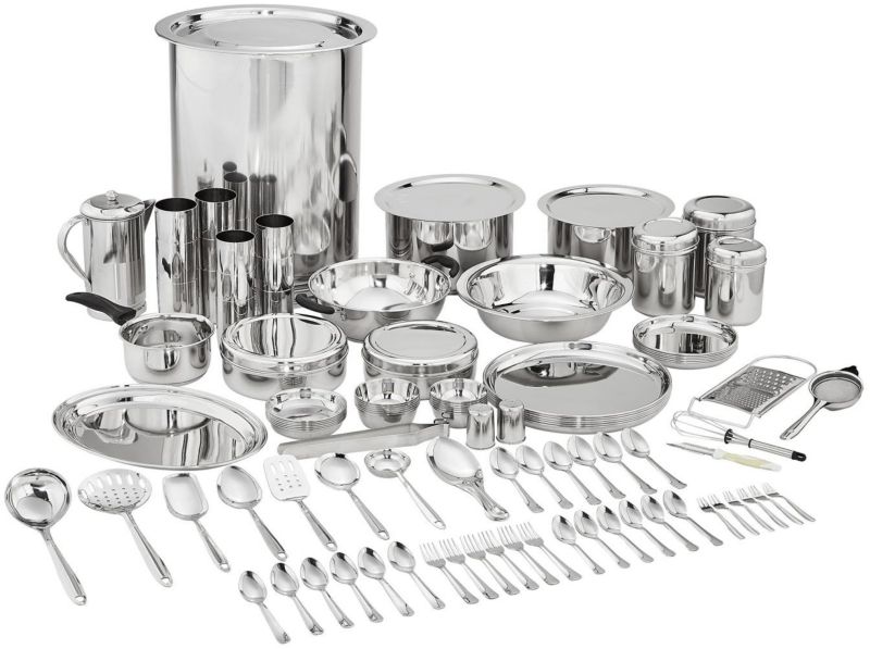 Stainless Steel Dinner Set