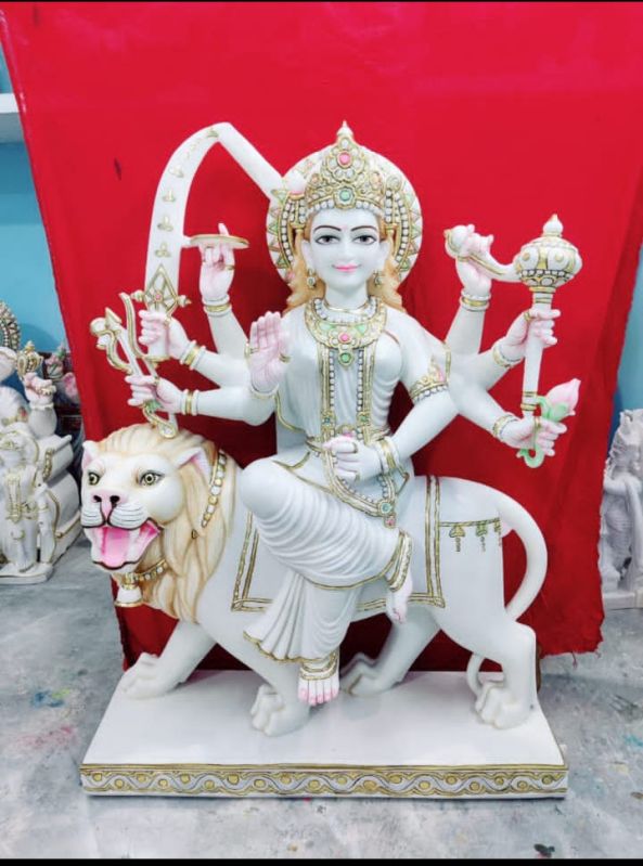 Marble Durga Statue