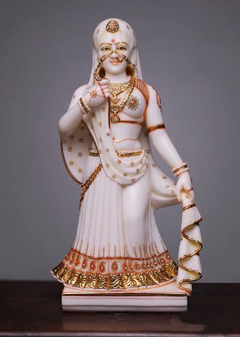 White Bani Thani Marble Statue