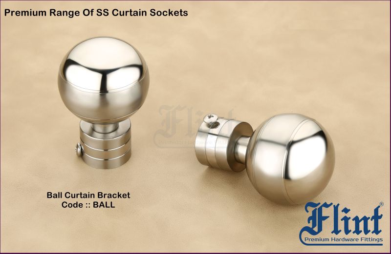 Ball SS Curtain Bracket