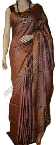 Muga Silk Plain Saree