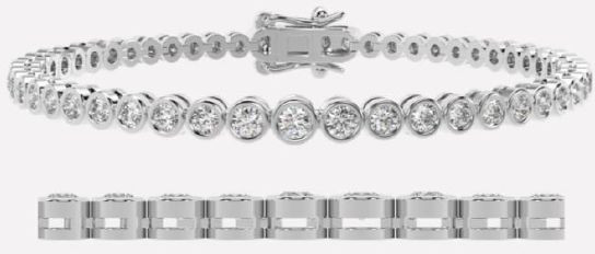 BTR65190 Graduation Series Diamond Bracelet