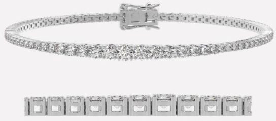 Graduation Series Diamond Bracelet