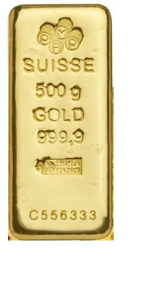 500 Gram Gold Bar