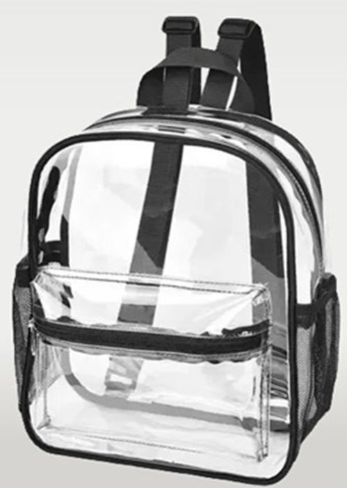 PVC Transparent School Bag