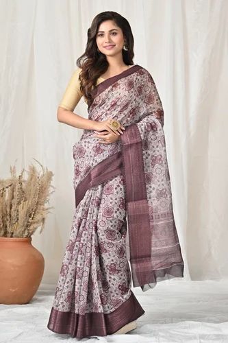 Printed Pure Cotton Saree