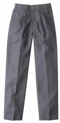 Cotton pant Plain Grey School Uniform