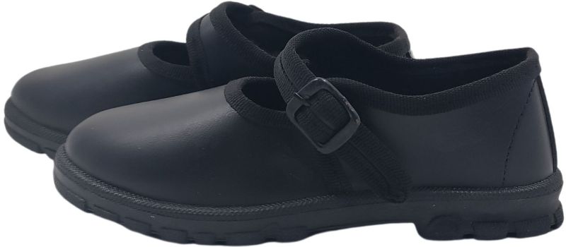 Girls Black School Shoes