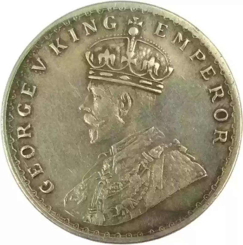 George V King Emperor Old Coin