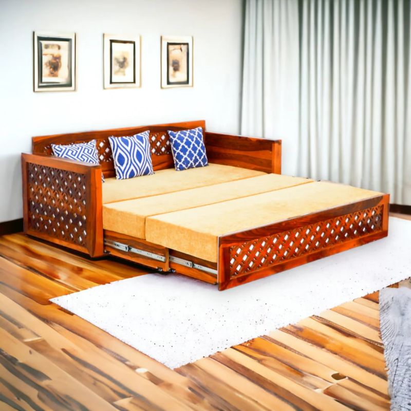 Wooden Sofa Cum Bed