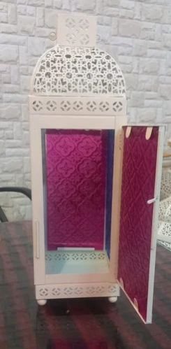 Iron White Decorative Lantern