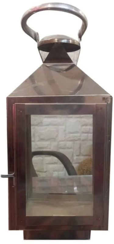Stainless Steel Glass Hanging Lantern