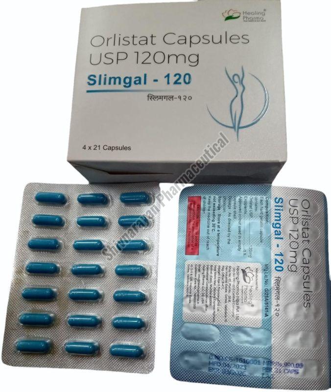 Slimgal 120 Orlistat Capsules