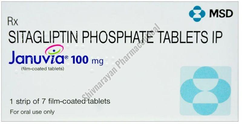 Januvia 100 mg Sitagliptin Phosphate Tablets