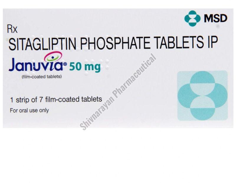 Januvia 50 mg Sitagliptin Phosphate Tablets