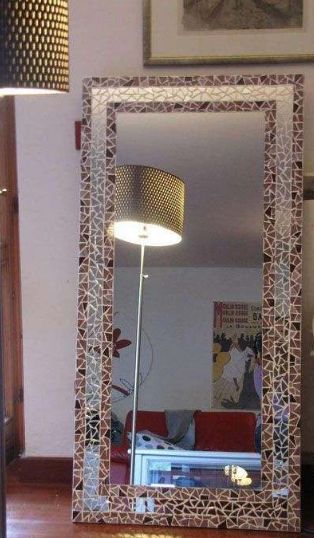 Antique Glass Mirror