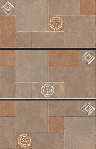 Antio Decor Stone Punch Bathroom Floor Tiles