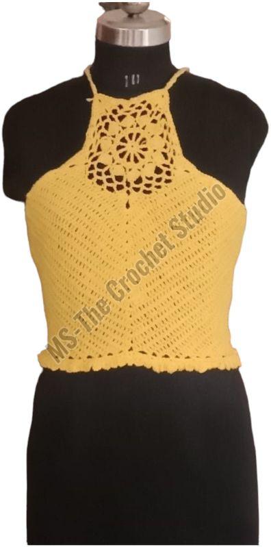 Halter Neck Crochet Top